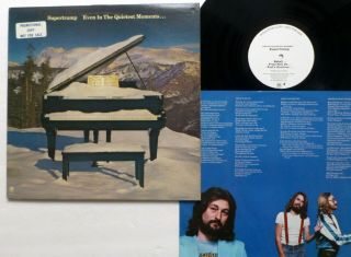 Supertramp Even In The Quietest Moments Lp Promo Near - Classic Rock 2152
