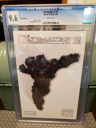 The Ultimates 3 1 1:100 Variant - Nm,  Rare Cgc 9.  6 Black Panther Cover