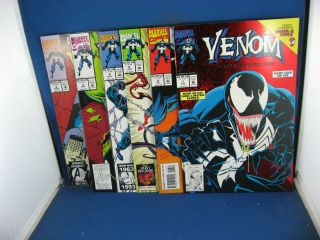 6 Spiderman Venom Lethal Protector 1 - 6 Complete Nm 1993
