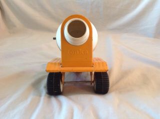 Vintage 1970 ' s Rare Toy Yellow Tonka Cement Mixer With Its Own Trailer 4