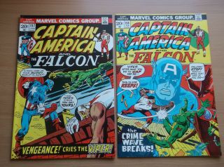 Marvel: Captain America 157 & 158,  1st Viper App. ,  2 Part Story,  1972,  Nm
