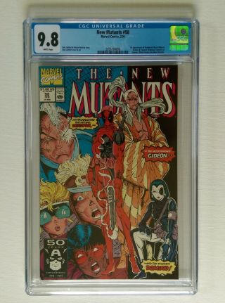Mutants 98 - Cgc 9.  8 - 1st App Of Deadpool - Rob Liefeld Art -