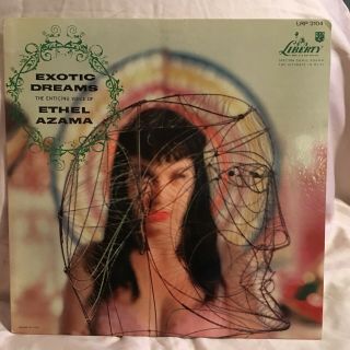 Ethel Azama Lp - Exotic Dreams - Martin Denny - Sandy Warner Cover - Liberty Lrp 3104 - Nm