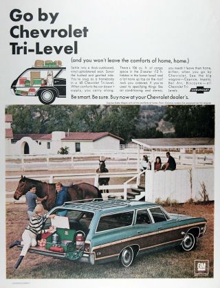 1968 Chevrolet Caprice Estate Wagon Vintage Advertisement
