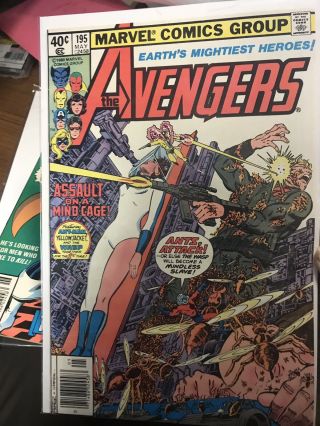 The Avengers 195 - Taskmaster (cameo) First Appearance Key Issue