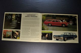 1968 Chevrolet Station Wagon Brochure Impala Caprice Estate Chevelle 68 2