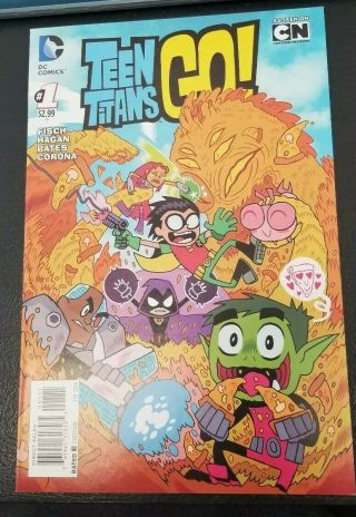 Teen Titans Go 1 Nm - 1st Print 2014 Dc Comics 2018 Movie Never Shelved