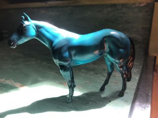 Breyer Peter Stone Stablemate Chip ——last One I Have — Blue Qh Tsc