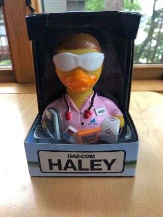 Osha Safety Series Accuform Rubber Duck Haz Com Haley 5 " Limited Edition