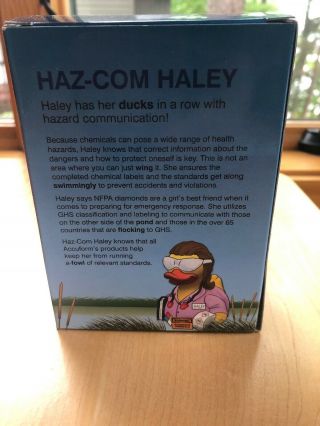Osha Safety Series Accuform Rubber Duck Haz Com Haley 5 