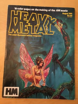 TAARNA 1 2 3,  COVER A & B,  1ST PRINTS,  HEAVY METAL AUG 1981,  1ST APPEARANCE 3