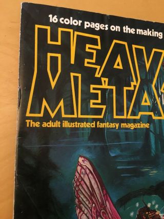 TAARNA 1 2 3,  COVER A & B,  1ST PRINTS,  HEAVY METAL AUG 1981,  1ST APPEARANCE 4