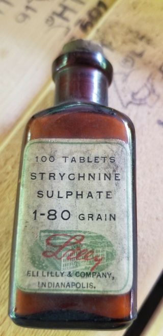 Antique Eli Lilly Bottle Label