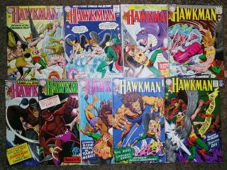 Hawkman 7,  9,  12,  15,  16,  19,  20,  21 And 22 - Unrestored - Silver Age - Zatanna - Dc -