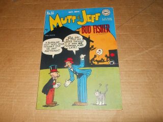 Mutt And Jeff Bud Fisher 36 Oct Nov 1948 Comic Book
