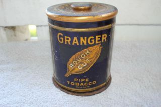 Antique Vintage Granger Pipe Tobacco Metal Tobacco Tin Metal Can Sign