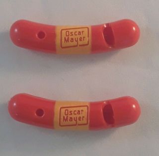 Vintage 1950s Oscar Mayer Weiner Whistle (qty.  2)