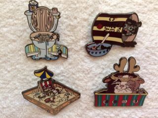 4 Gary Patterson Cat Lapel Pins