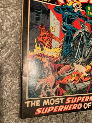 Marvel Spotlight 5 Origin & First Ghost Rider 7.  0,  F VF HIGH END BOOK 6