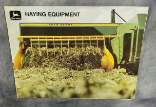 1971 John Deere Haying Equipment Sales Brochure,  Balers,  Windrowers,  Mowers,  Rakes