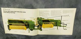 1971 John Deere Haying Equipment Sales Brochure,  Balers,  Windrowers,  Mowers,  Rakes 4