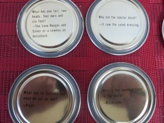 4/5 Vtg 1960 ' s Canning Lids12 w/o Package Continental Can Co Riddles Inside 2