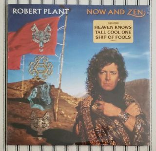 Robert Plant Now And Zen Led Zeppelin Hype Sticker Lp Vinyl Record