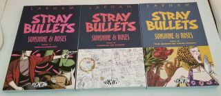 Run Of 3 Image Comics Stray Bullets Sunshine & Roses Vol 1 - 3 Trade Paperback Tpb