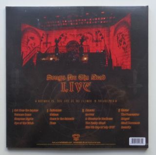 KR3 King Diamond Songs for the Dead Live ORANGE BROWN/BLACK MARBLED 2LP 33/300 3