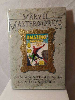 Marvel Masterworks Vol 1 Spider - Man 1 - 10 Hardcover