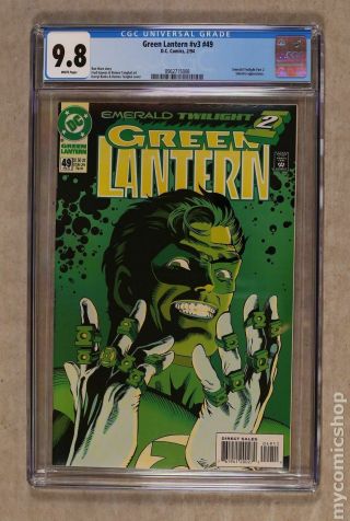 Green Lantern 49 Cgc 9.  8 White Pages This Is My Last One