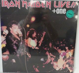 Iron Maiden Live,  One Greek Green Vinyl Plus Aces High Picture Disc 12 "