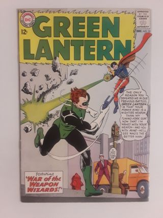 Green Lantern 25 (fn - 5.  5) 12 Cent Cover; Silver Age; Sonar Cover & Appearance