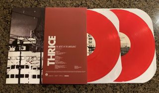 Thrice - The Artist In The Ambulance Rare 2 X Vinyl Lp (red Ltd Ed /500)