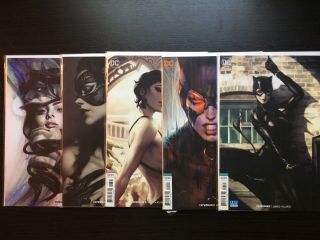 Catwoman 1 2 3 4 5 Set - Artgerm Variant Cvrs / 1st Print Dc Comics Batman