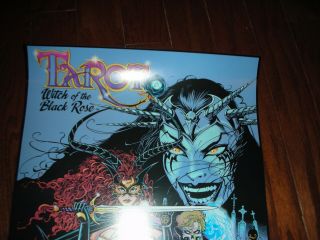 TAROT WITCH OF THE BLACK ROSE: HOLLOWEEN 4/20/2012 PRINT LITHO SIGNED JIM BALENT 4