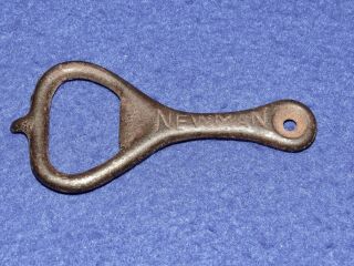 Antique Cast Iron Bottle Opener From Newman Pittsburg Brewery