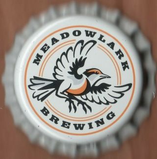 Usa Beer Crown Bottle Cap - Meadowlark Brewing -