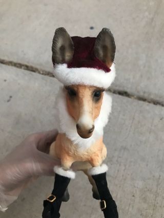 Christmas Vintage Donkey Toy Burro Mule X - Mas Eve Hat