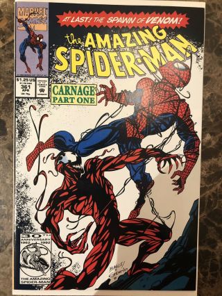 The Spider - Man 361 (apr 1992,  Marvel) First Printing