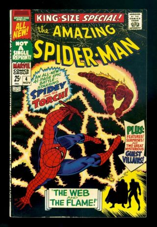 The Spider - Man Special 4 Marvel 1967 Fn,