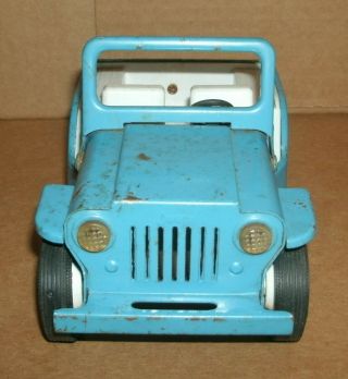 1/21 Scale Willy ' s Jeep CJ - 3B Pressed Steel Tonka Truck - Vintage 1960 ' s Toy 30 5