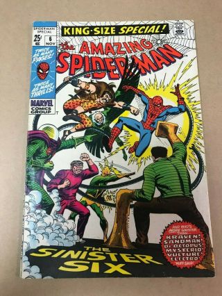 The Spider - man Annual 6 Nov Marvel Comics SINISTER SIX 2