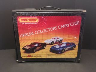 Vintage 1983 Matchbox Official Collectors Carry Case Trays
