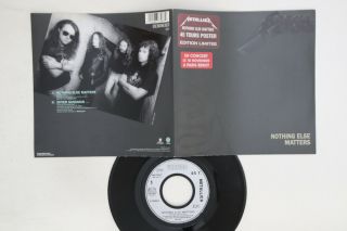 7 " Metallica Nothing Else Matters 8667087 Vertigo Japan Vinyl