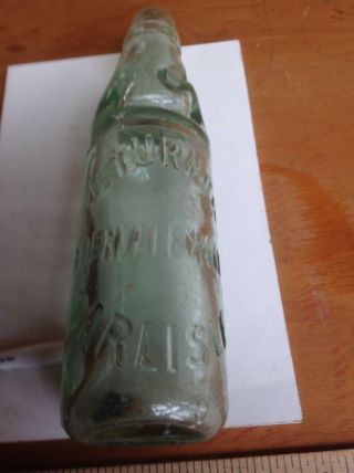 Vintage J Turner Soda Fountain Syrup Embossed Bottle Drugstore Collectable Decor