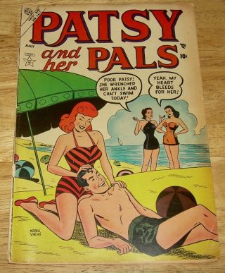 Patsy And Her Pals Comics 2 Atlas/marvel Gga Scarce G/g,  Patsy Walker Millie
