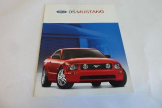 2005 Ford Mustang Gt Dealer Brochure Info Spec Sheet