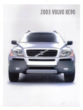 2003 03 Volvo Xc90 Sales Brochure