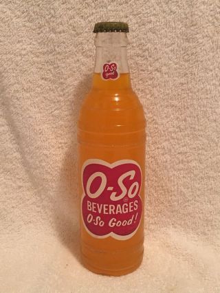 Full 10oz O - So Orange Pineapple Acl Soda Bottle